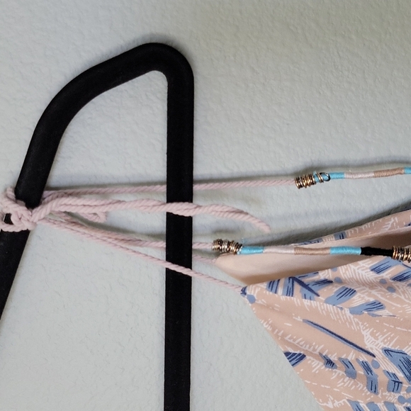 Lulu's NWT Romantic Boho Festival Spring Summer Fairy Tassel Tie Mini Dress XS - Picture 5 of 10